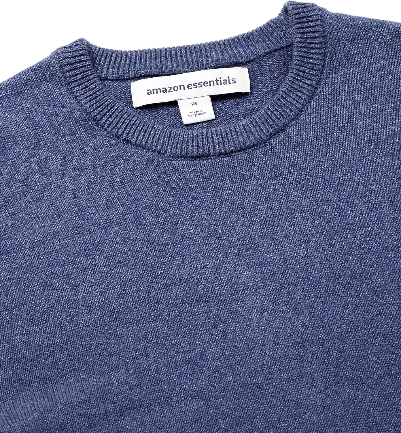 Amazon Essentials Men's Long-Sleeve Crewneck Sweater, 100% Cotton, Big & Tall Options Available