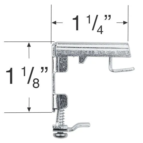 Hunter Douglas Hidden Metal Mounting Bracket for 1" Mini Blinds