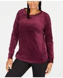 Ideology Women's Velour Pullover