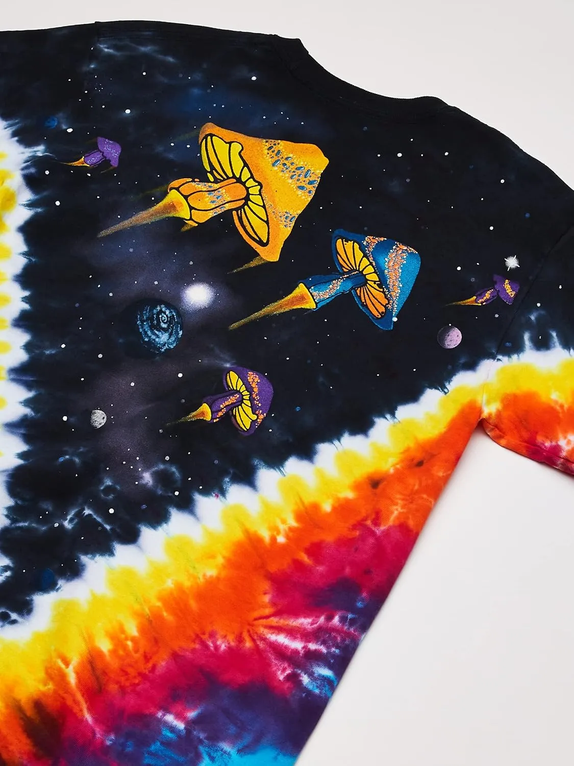 Liquid Blue Men's Plus-Size Space Shroom T-Shirt