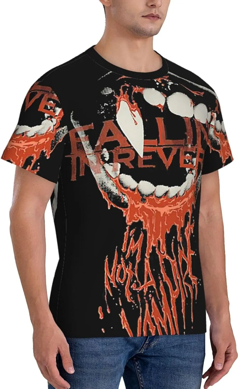 Man's T-Shirts Short Sleeve Crewneck Tee Teenager Cool Summer Cotton Shirt