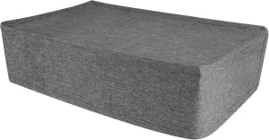 PlayVital Horizontal Dust Cover for ps5 Slim Disc Edition(The New Smaller Design), Nylon Dust Proof Protector Waterproof Cover Sleeve for ps5 Slim Console - Gray