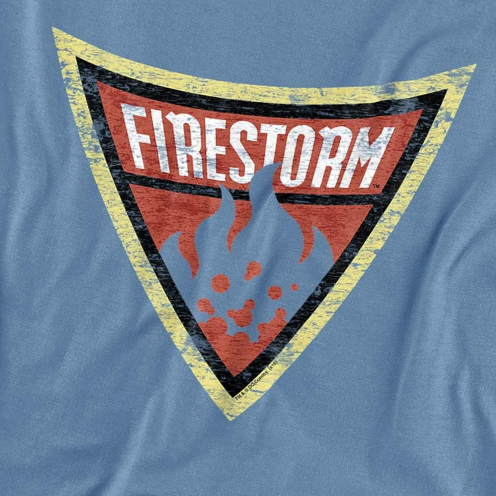 Popfunk Classic Batman: The Brave and The Bold Firestorm Shield T Shirt & Stickers