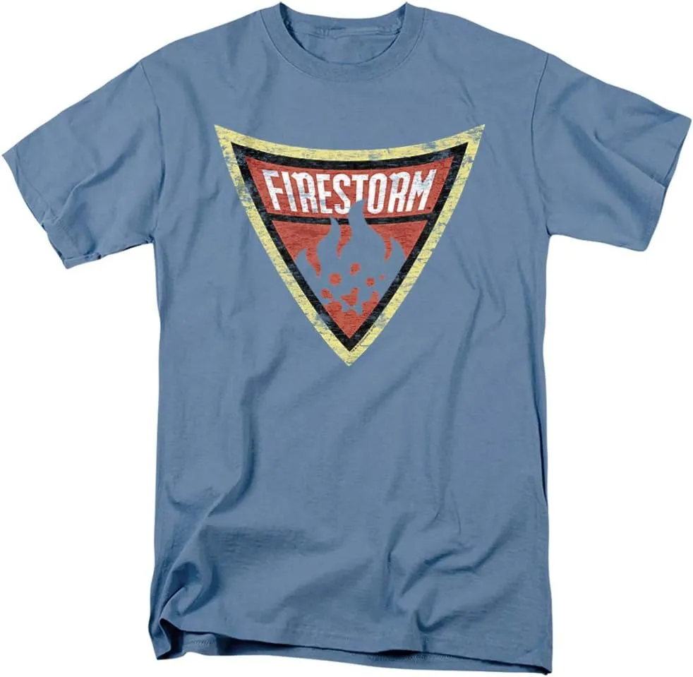 Popfunk Classic Batman: The Brave and The Bold Firestorm Shield T Shirt & Stickers