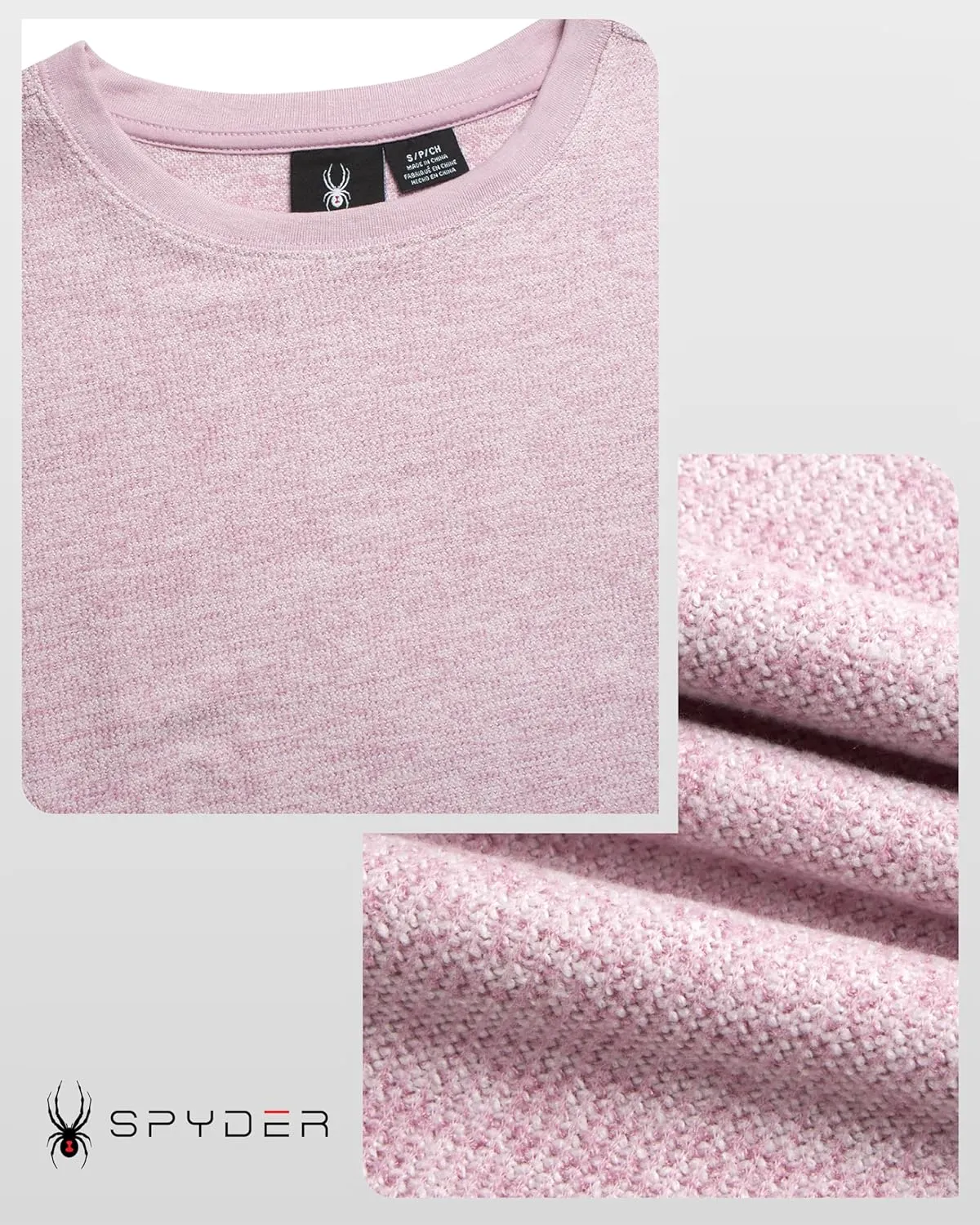 Spyder Womens Sweaters - Super Soft Lightweight Sweater with Ribbed Cuffs Womens Long Sleeve Tops Sweat Shirt (Sizes S-XL)