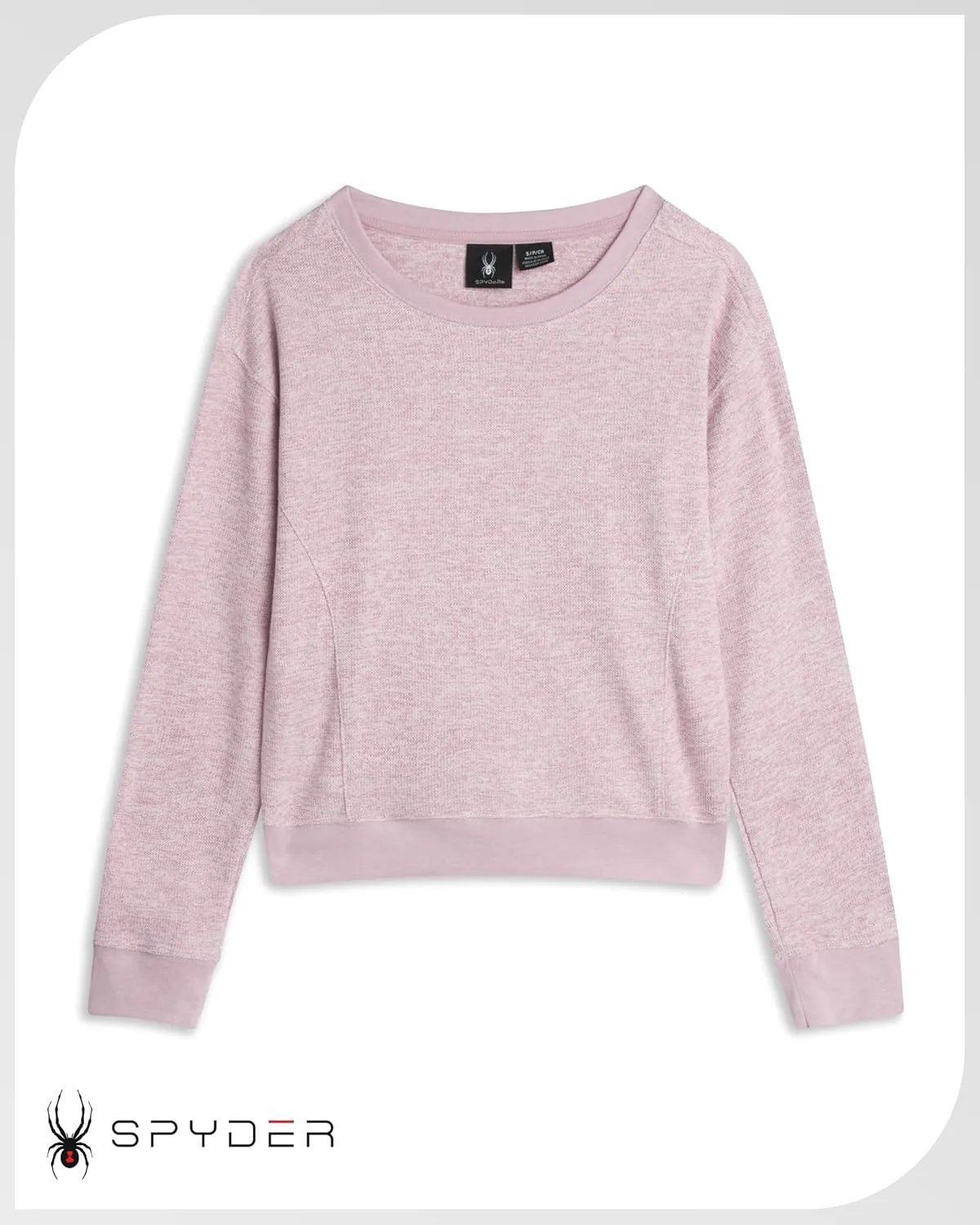 Spyder Womens Sweaters - Super Soft Lightweight Sweater with Ribbed Cuffs Womens Long Sleeve Tops Sweat Shirt (Sizes S-XL)