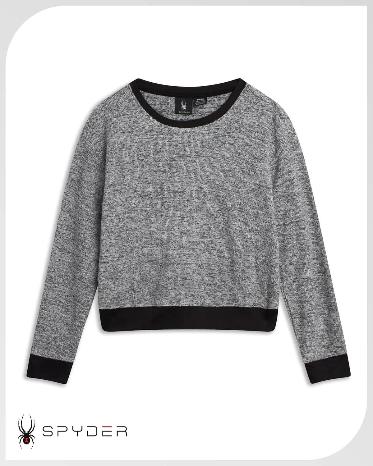 Spyder Womens Sweaters - Super Soft Lightweight Sweater with Ribbed Cuffs Womens Long Sleeve Tops Sweat Shirt (Sizes S-XL)