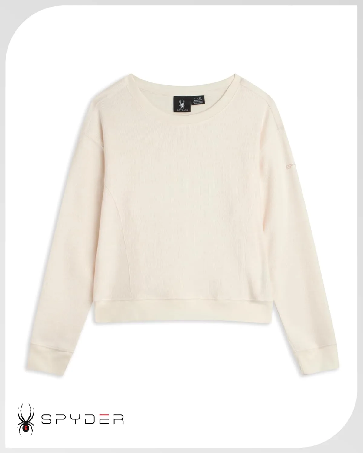 Spyder Womens Sweaters - Super Soft Lightweight Sweater with Ribbed Cuffs Womens Long Sleeve Tops Sweat Shirt (Sizes S-XL)
