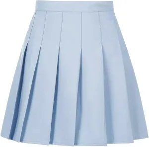 Womens Girls Pleated Tennis Skirts High Waisted A-line Skirt School Uniform Athletic Golf Skorts with Shorts,2T-4XL